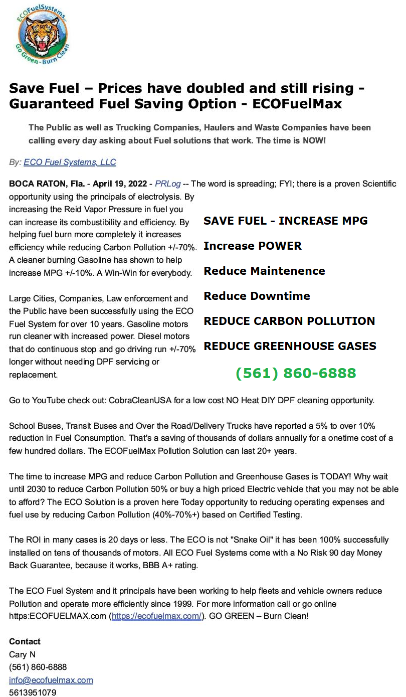 SAVE fUEL PRICES HAVE DOUBLED 4 19 22