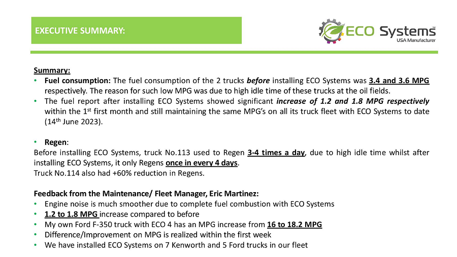 DRILLWELL test report Kenworth 6